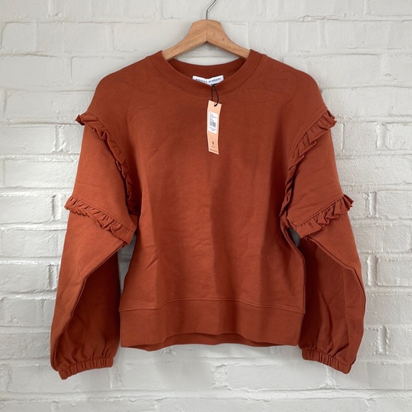 REBECCA MINKOFF NWT WOMEN'S EVELYN SWEATSHIRT SIZE XS - Picture 5 of 8